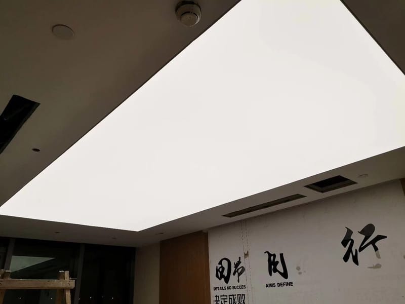 Translucent stretch ceiling film :The first choice among light ...