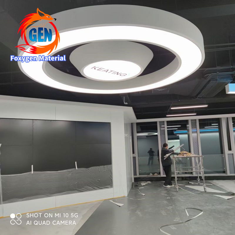 Shanghai Foxygenpvc stretch ceiling profilepvc stretch ceiling film