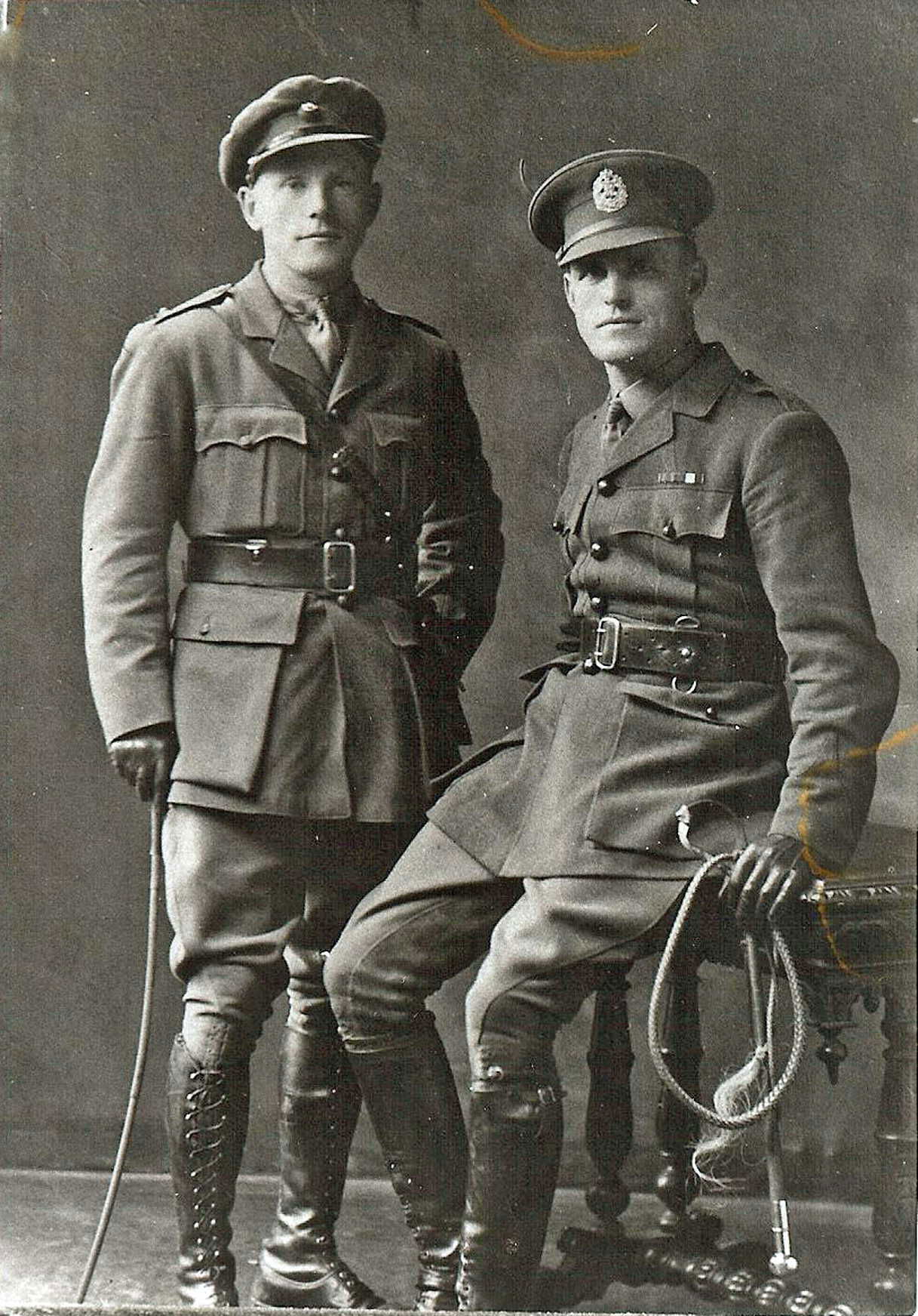 Serjeant Albert Victor Montgomery, 2KEH and brother Major Gilbert Montgomery, KRRC