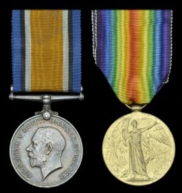 LAYLAND, Thomas Dawson. 1232. Captain. British War and Victory Medals.