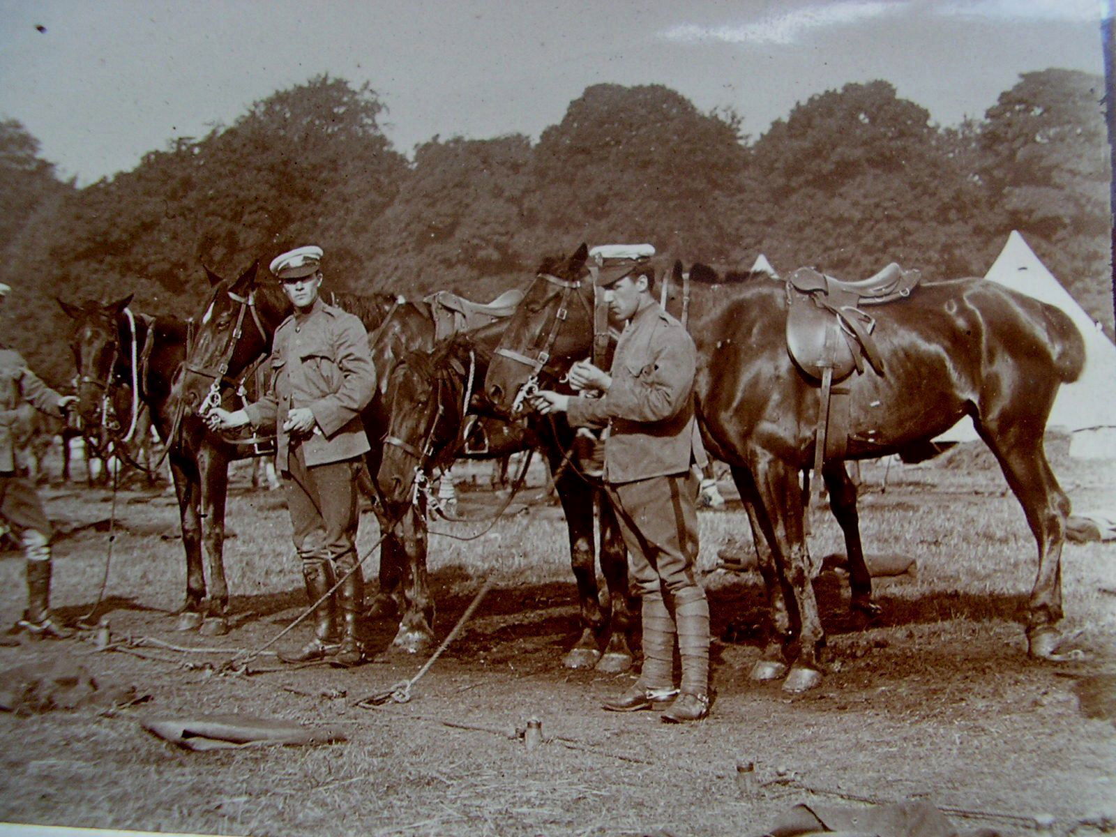 ELY, Percy Alfred. 4. Staff Quarter Master Serjeant, King's Colonials. On left.