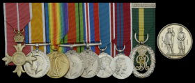 STAFFORD, Arthur Heneage. OBE group of medals.