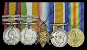 GROSVENOR, Gilbert. Major the Honourable Gilbert Grosvenor, Rifle Brigade, King's Colonials, 2KEH and Nottinghamshire Yeomanry.