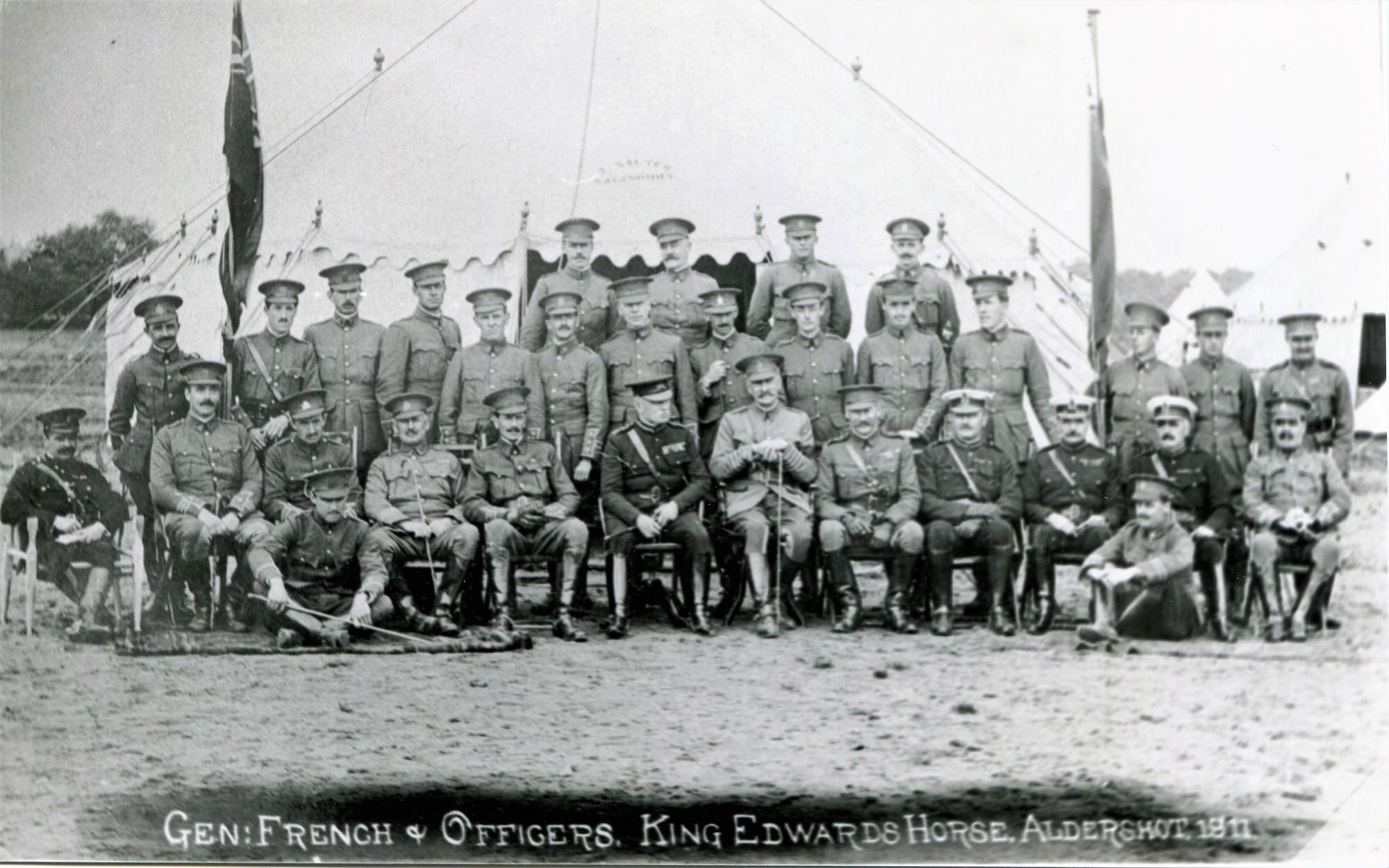 KEH Officers in Undress Uniform circa 1911. Courtesy David Knight.