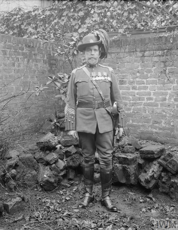 FEGAN, Daniel. 13. Regimental Sergeant Major Daniel Fegan, 274 in Full Dress uniform of ‘B’ Squadron, King Edward’s Horse circa 1911 (Image Copyright Imperial War Museum Q 69197)