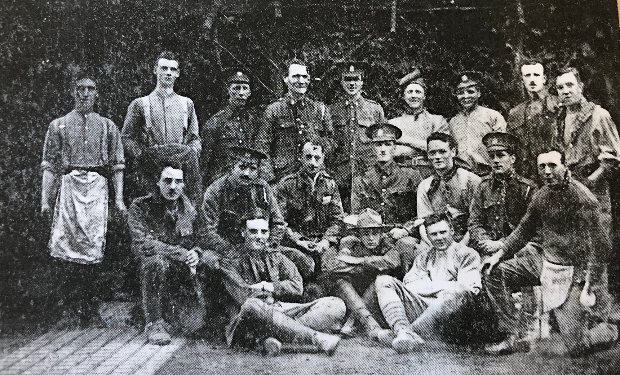 CAMERON, Arthur Garfield. Lieutenant KEH. Seated third from right, middle row.