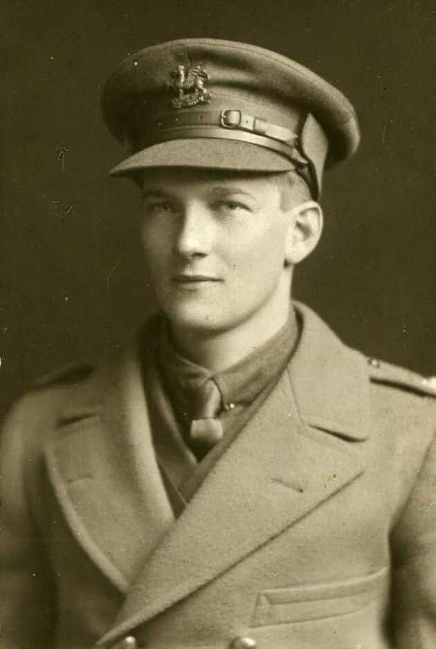 Eyre Percival Morris 1st Battalion Royal East Kent Regiment, formerly 2nd King Edward's Horse then Royal Flying Corps, KIA 1/05/1917. Photograph courtesy of David Enertson, Ancestry.