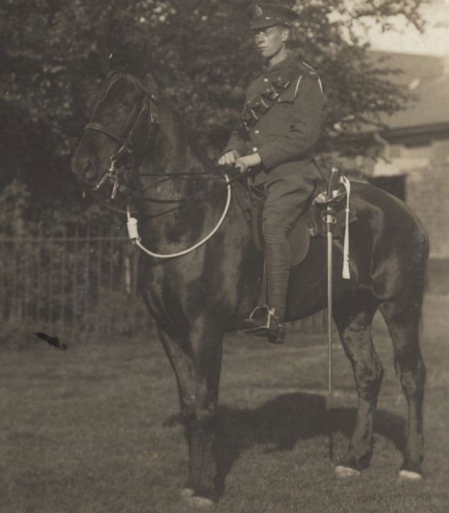 MORRIS, James DCM. Private, 1710 mounted in 2KEH uniform.