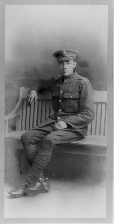 RAYBOULD, Walter. Corporal 1721. 2KEH. Courtesy Imperial War Museum 'Lives of the First World War.'
