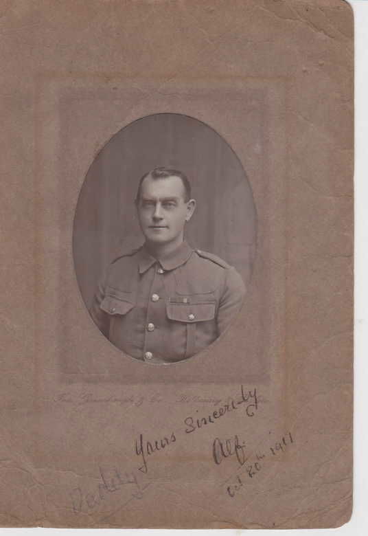 ELEMENT, Alfred George. Private 79, 2KEH. Transferred to Labour Corps. Courtesy of Ancestry