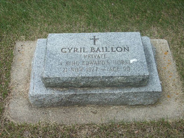 BAILLON, Cyril. Private KEH. 768
