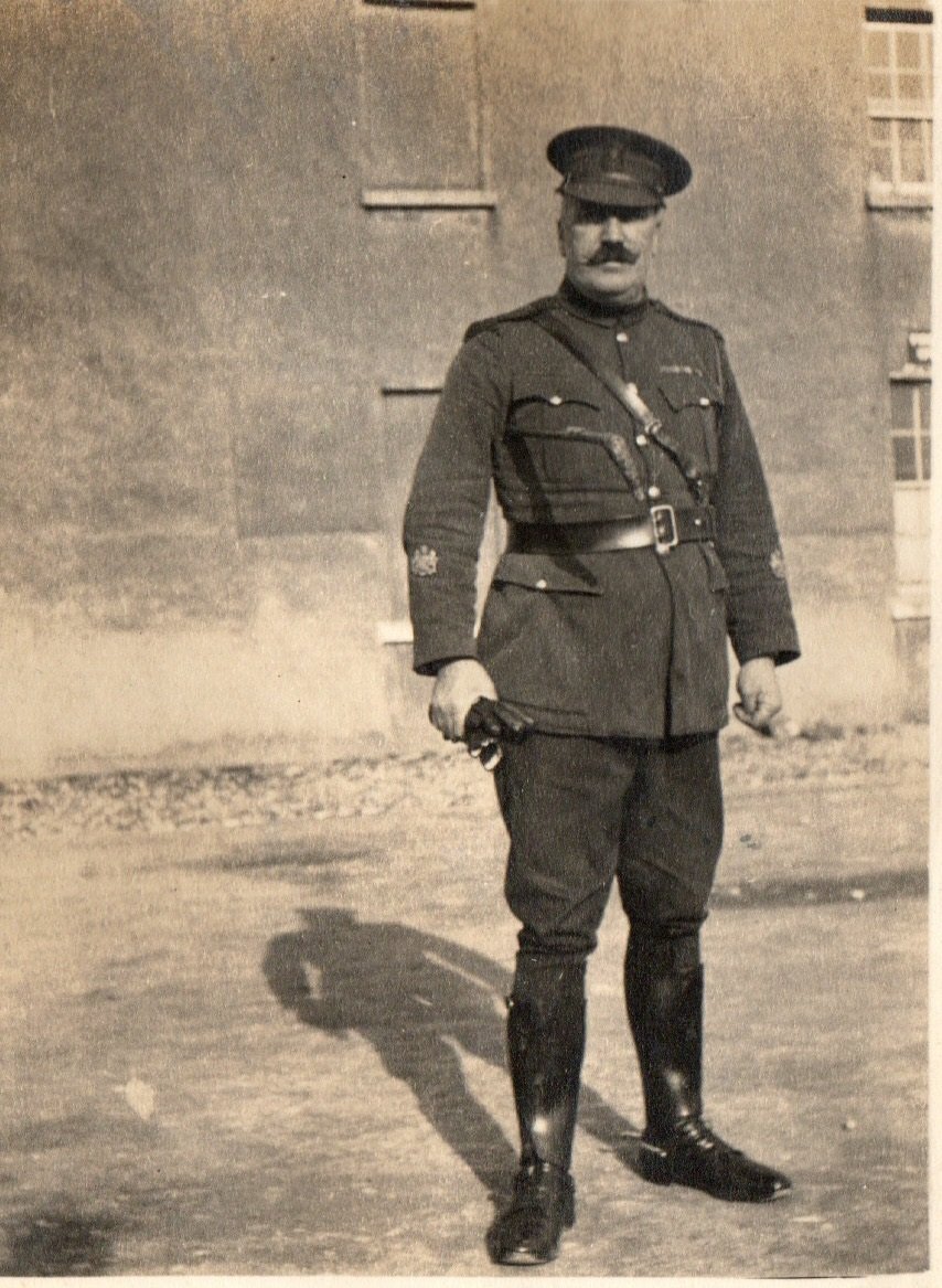 McCARTHY, . Regimental Serjeant Major 2KEH. 1917 in Ireland. Courtesy of Peter Saunders