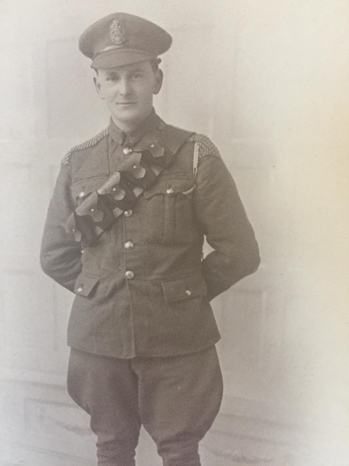 TRICKETT, Ronald Arthur. KEH Private 2079 in uniform of 2KEH which he transferred from as Private 1974. Courtesy of Ancestry.