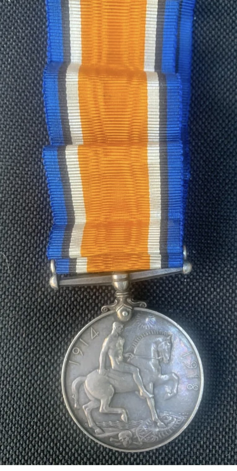 YEARON, William Henry. Lieutenant KEH. British War Medal.