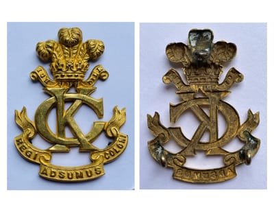 Second Pattern Regimental Headdress Officer's Badge image