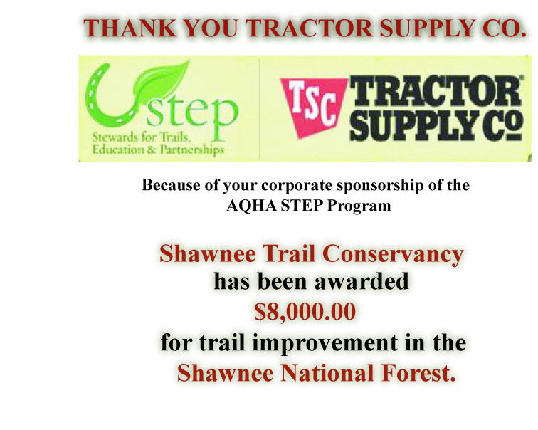 STEP Grant, AQHA & TSC Sponsored