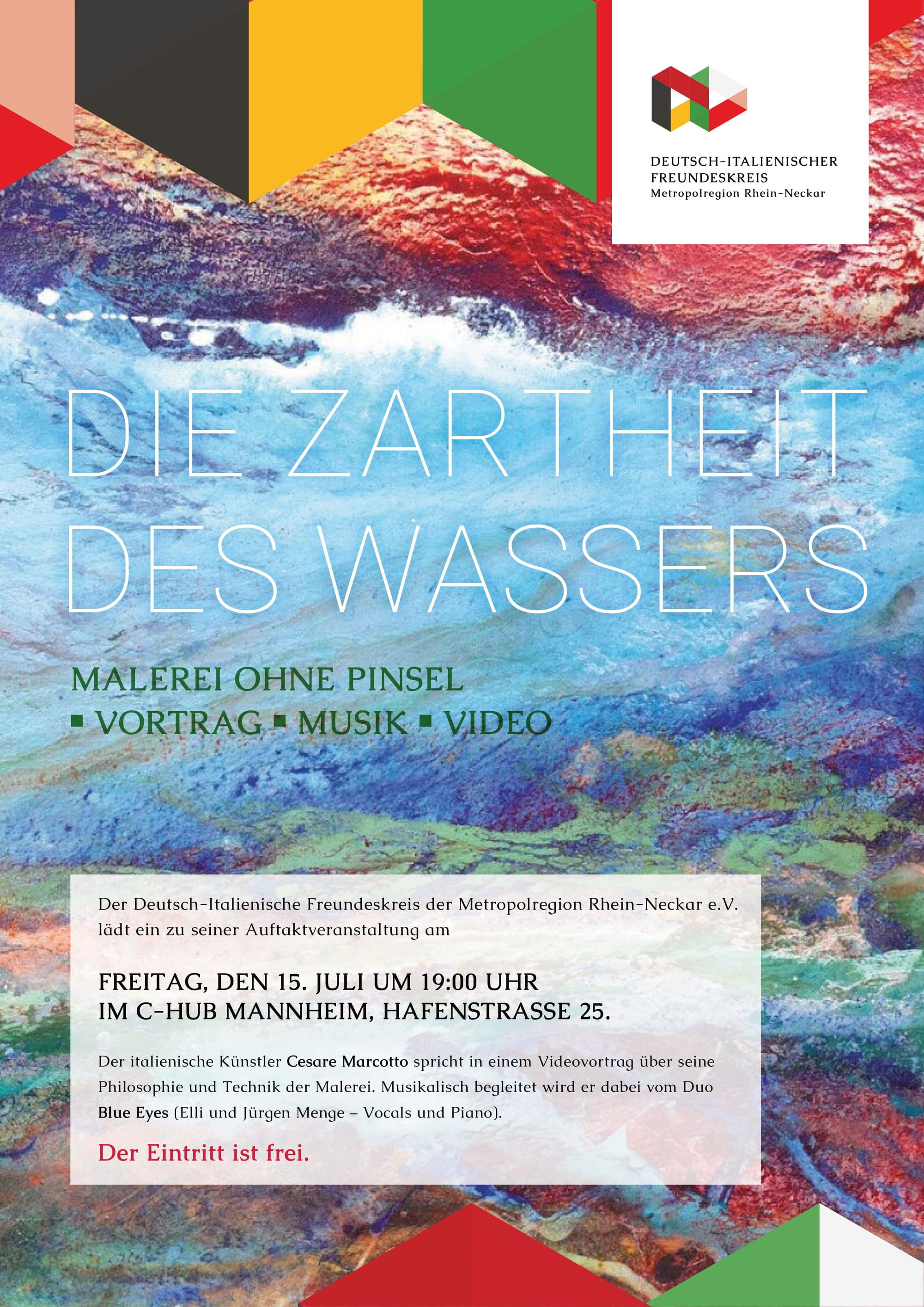 Die Zartheit des Wassers. Malerei ohne Pinsel