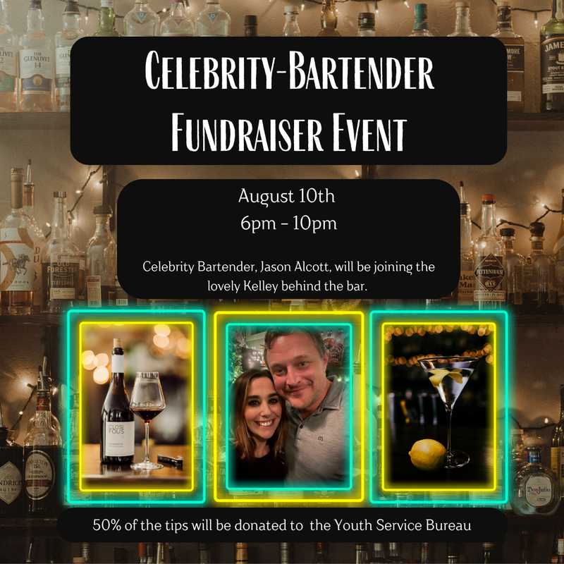 Celebrity-Bartender Fundraiser Event