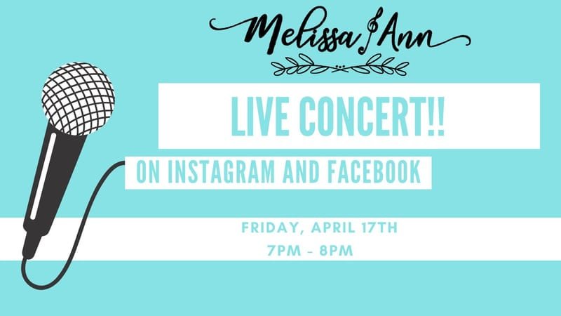 "LIVE" Concert on Facebook and Instagram!