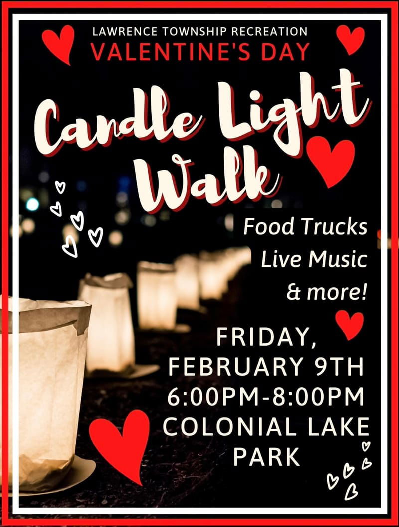 Lawerence Recreation Valentine's Day Candlelight Walk