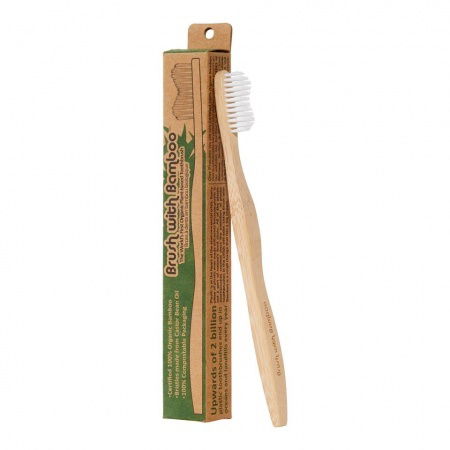 Brush with Bamboo (Castor Bean Bristles)