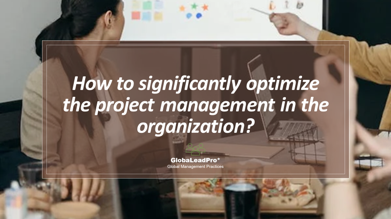 How to significantly optimize the project management in the organization?