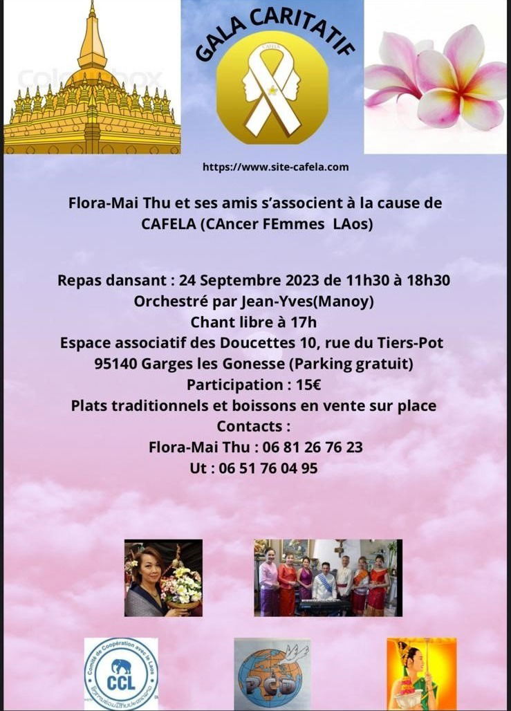 A VENIR Dimanche 24 Septembre 2023 GALA CARITATIF   :