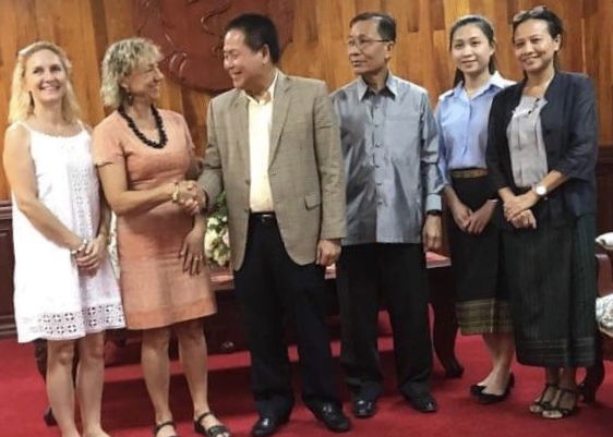 NOVEMBRE 2018 /Rencontre avec son excellence Le Pr Dr Bounkong SYHAVONG  ministre de la santé du Laos