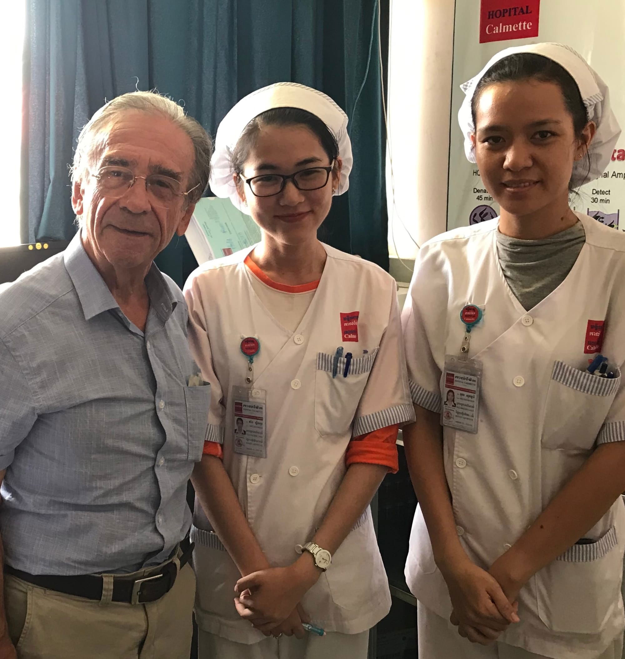 MAI 2019 Visite du laboratoire de l'hopital Calmette à Phnom Penh