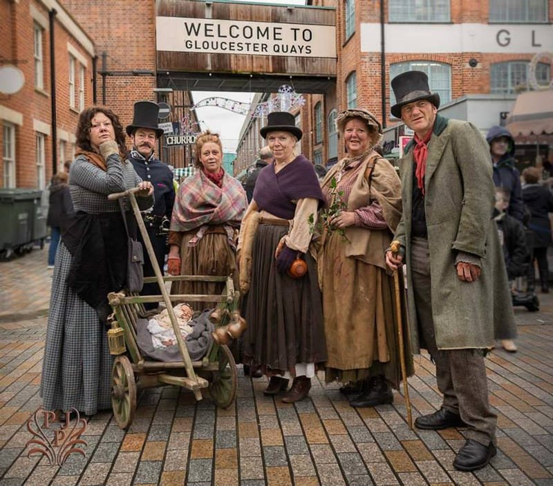 DAY TRIP TO GLOUCESTER QUAYS with Victorian Christmas Market