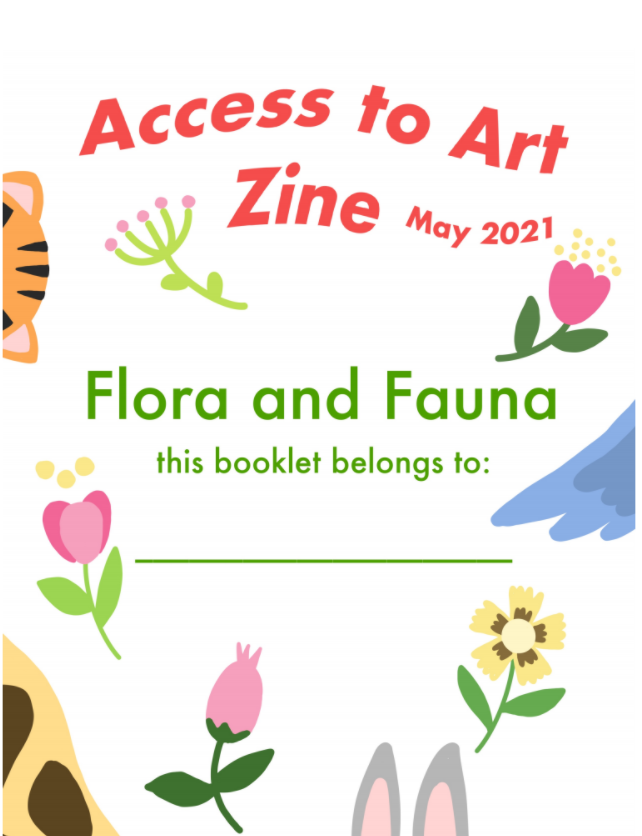 Flora and Fauna Earth Day Zine