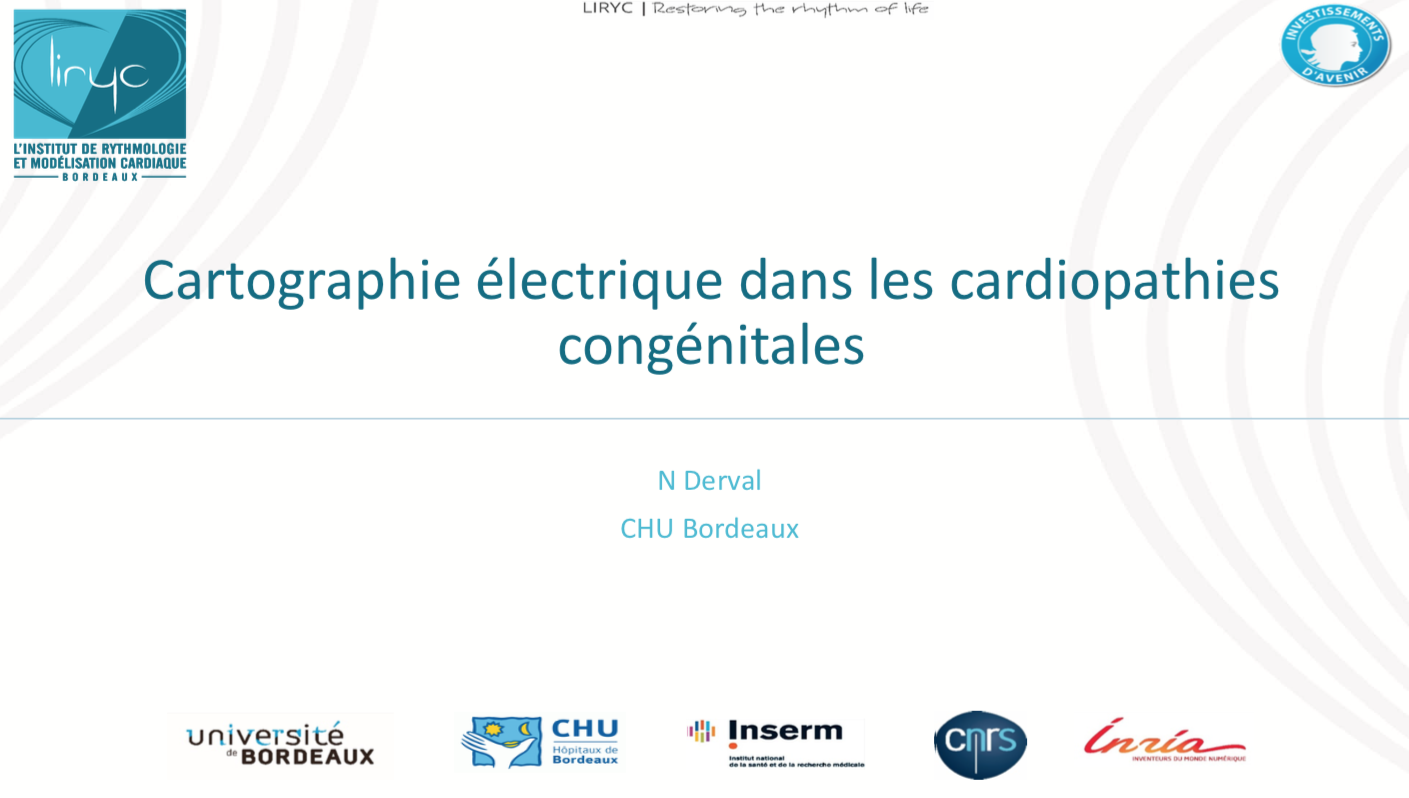 Cartographie électrique dans les cardiopathies congénitales