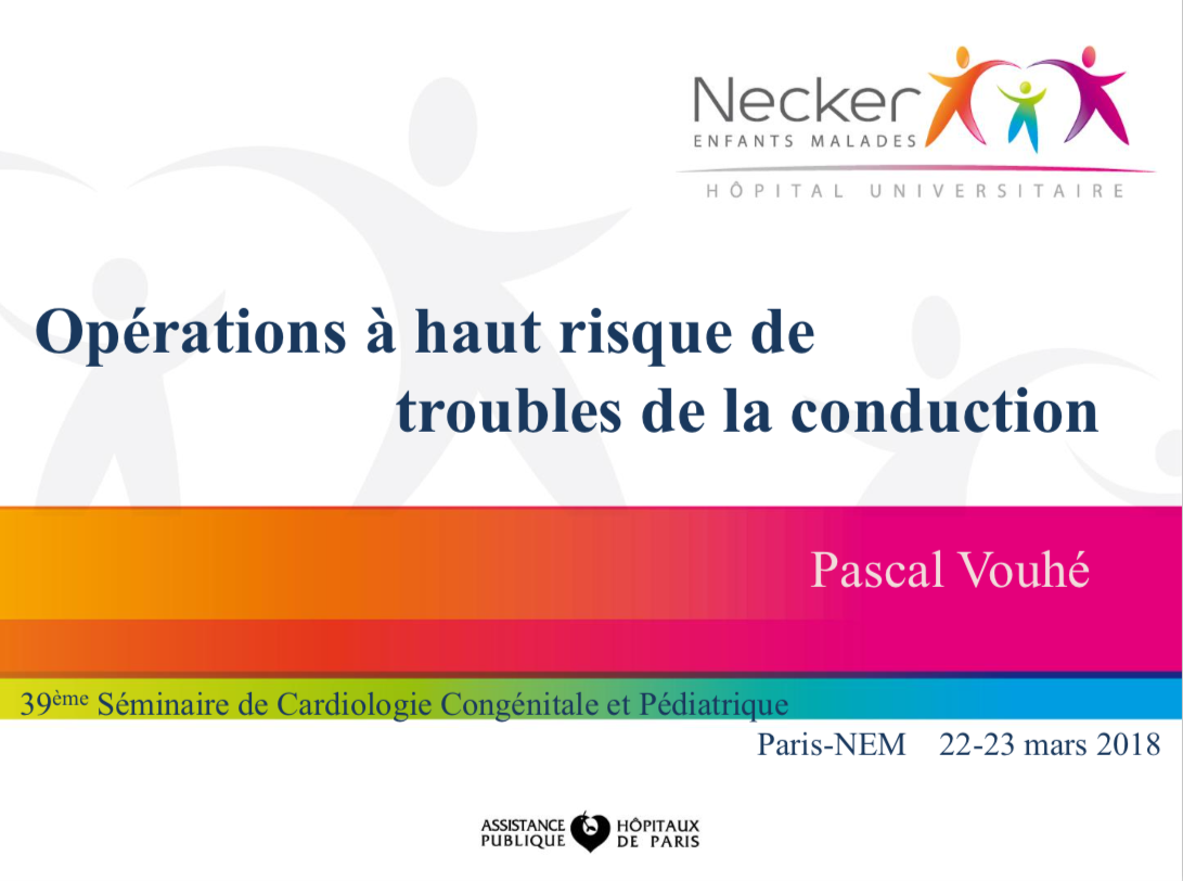 Opérations à haut risque de troubles de la conduction