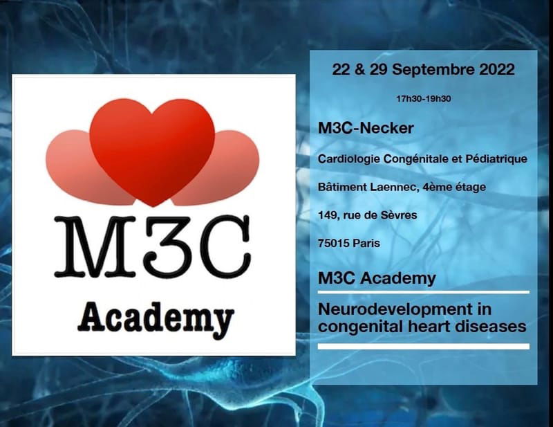 M3C Academy Neurodevelopment in congenital heart diseases Partie 1