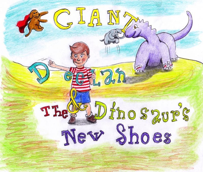 Giant Declan & the Dinosaur's New Shoes