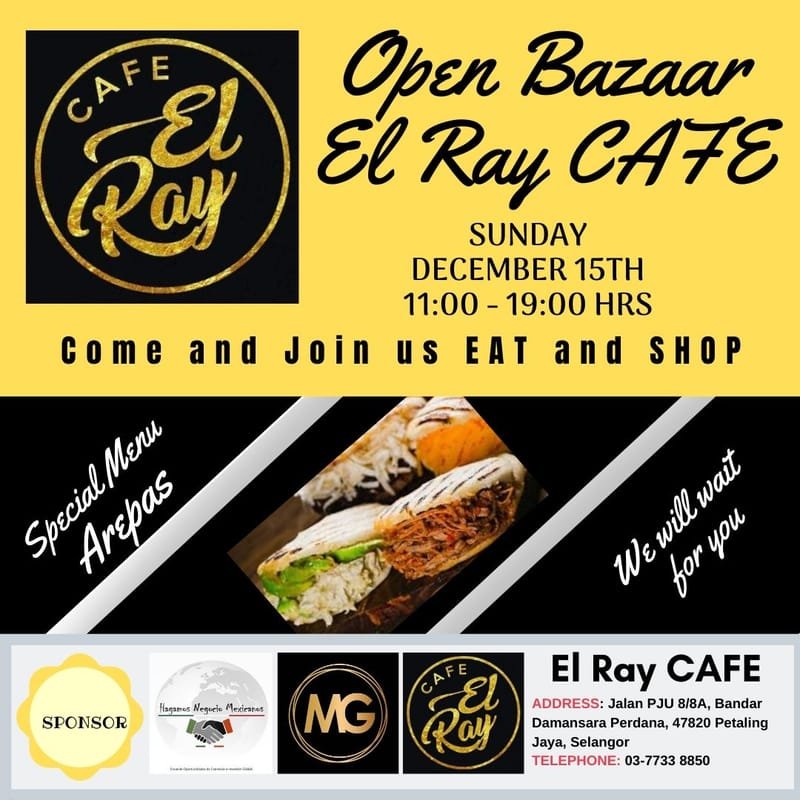 2019dic15 Open Bazaar - El Ray cafe