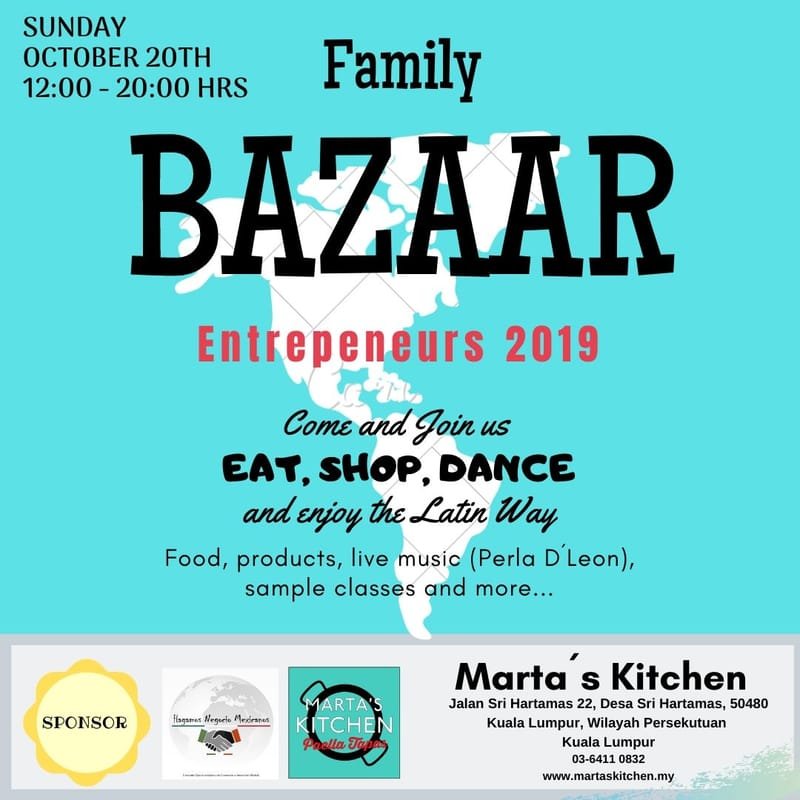 2019oct20 Family Bazaar - Marta's Kitchen in KL Paella and Tapas