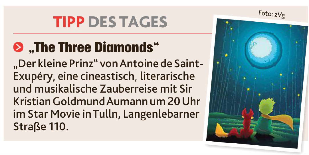 Kronen Zeitung / "The Three Diamonds" / Der kleine Prinz