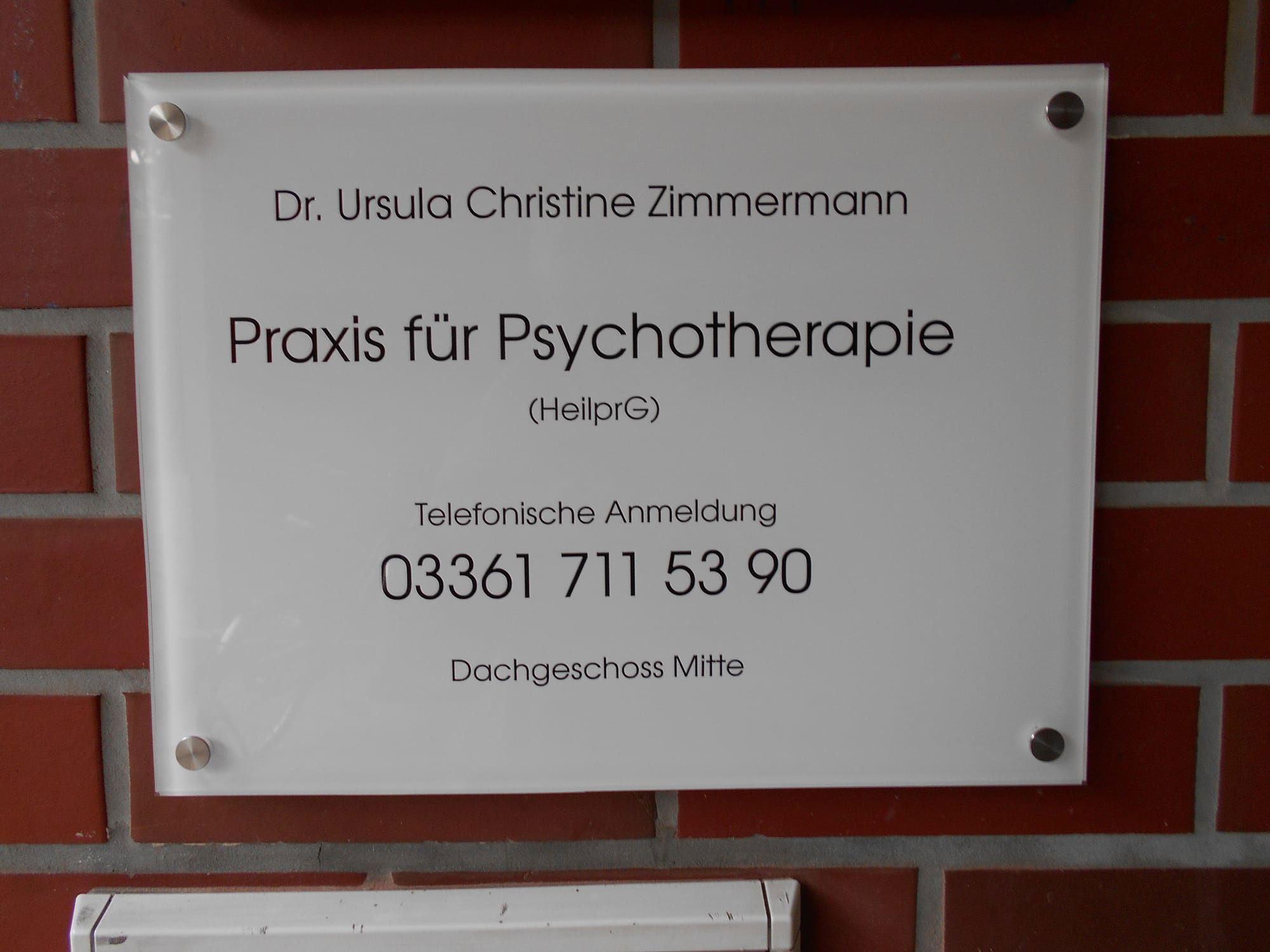 Praxisschild