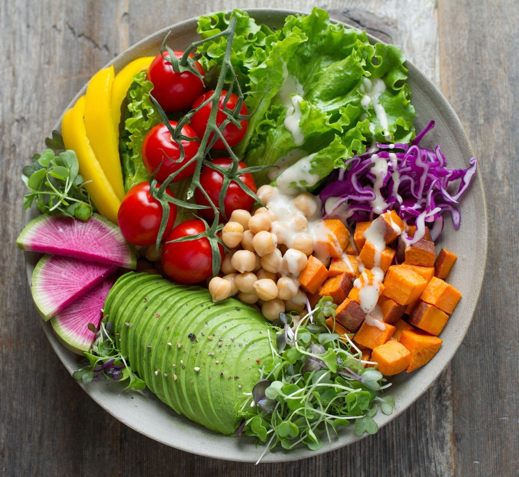 EAT THE RAINBOW OF PLANT FOODS