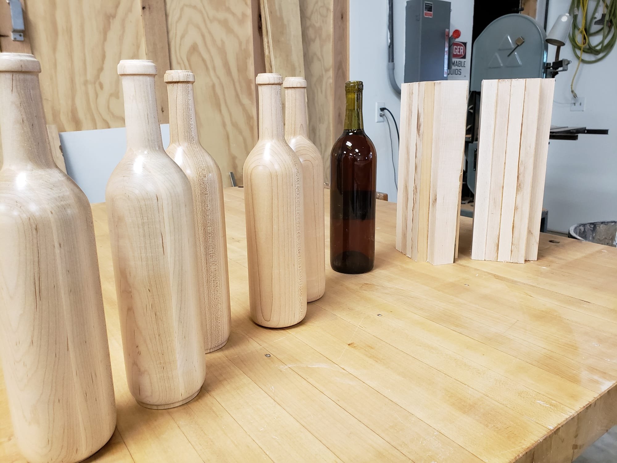 Wooden Bottles
