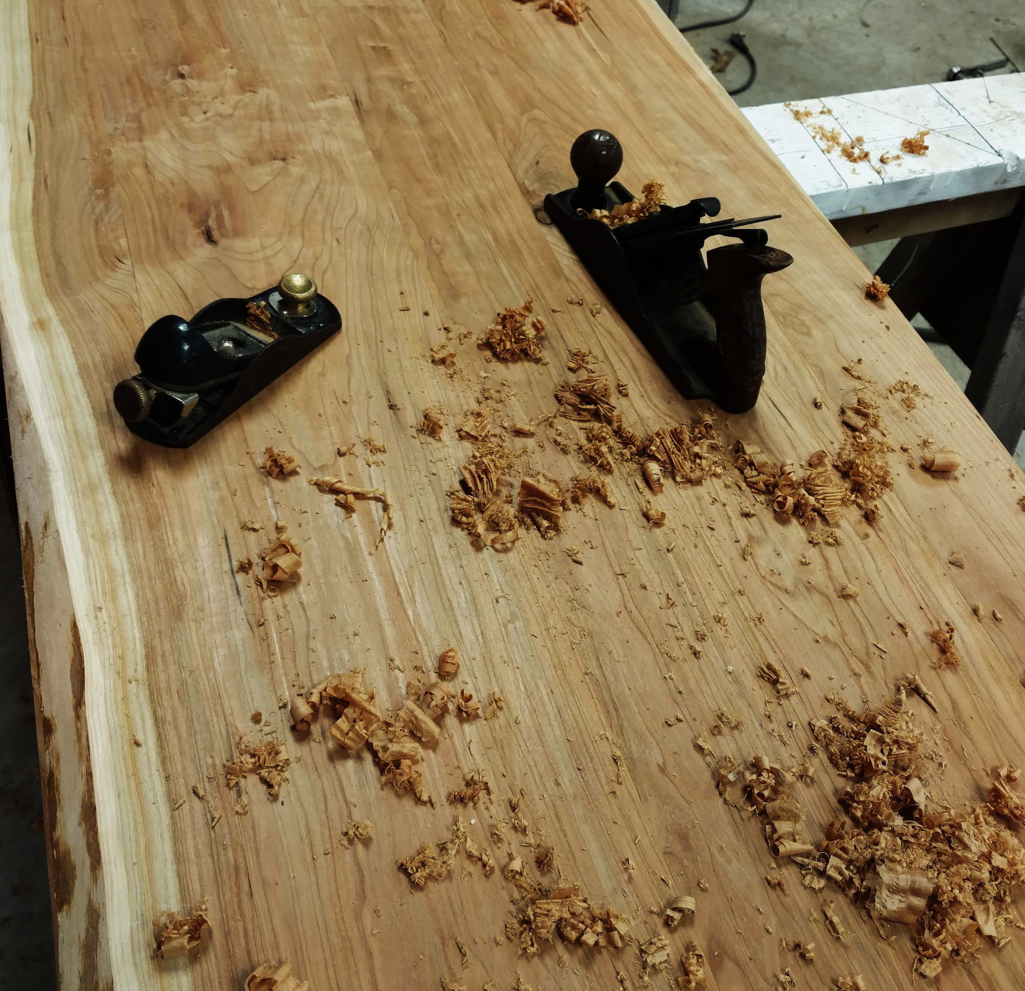 Live edge countertop