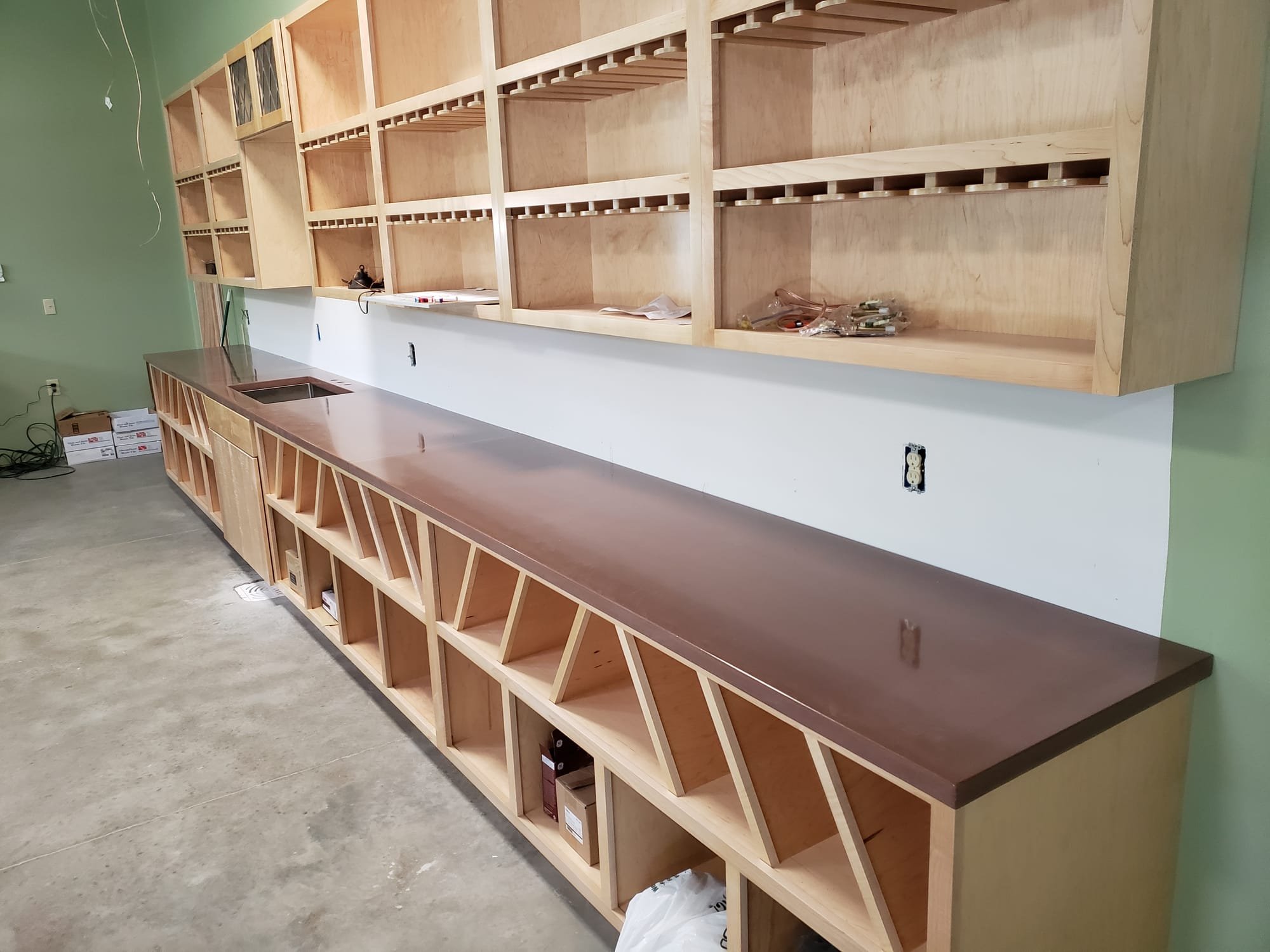 Custom Cabinets and Countertop