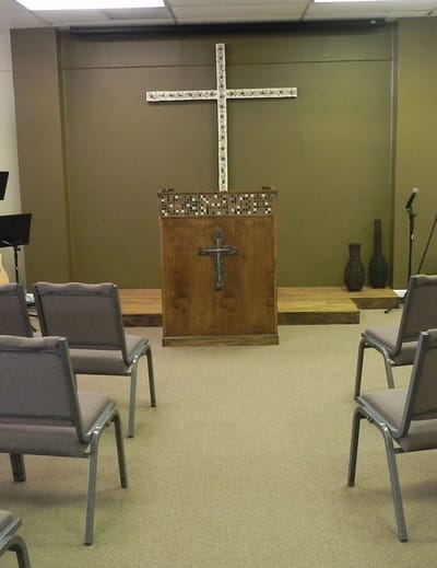 About Us, service times image