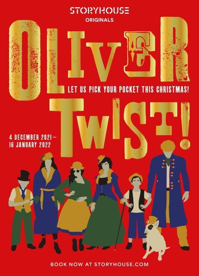 Oliver Twist o Storyhouse yn BSL, disgrifiadol sain a gyda chapsiynau