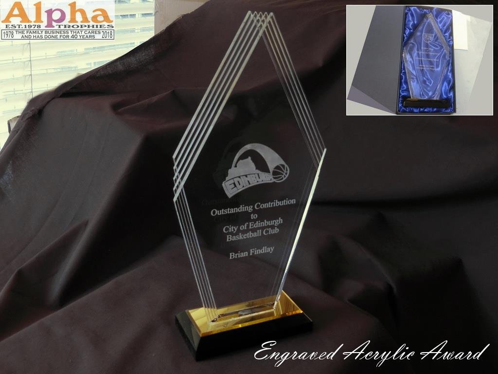 Diamond Shape Acrylic Award