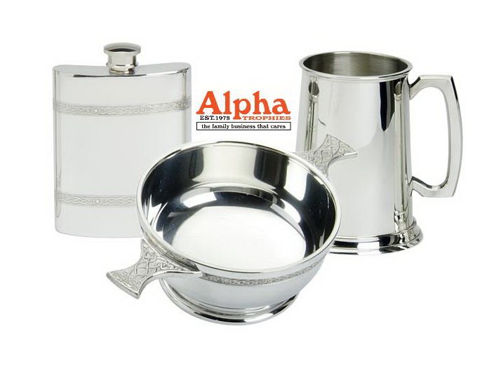 Pewter Tankards, Hip-Flasks, and Quaich: Care and Uses