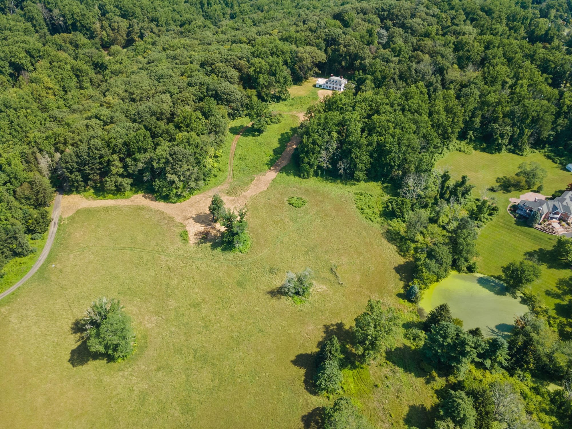 SOLD! 100 YEAR OLD HOME WITH 46 ACRES! $3,635,000 BERNARDSVILLE