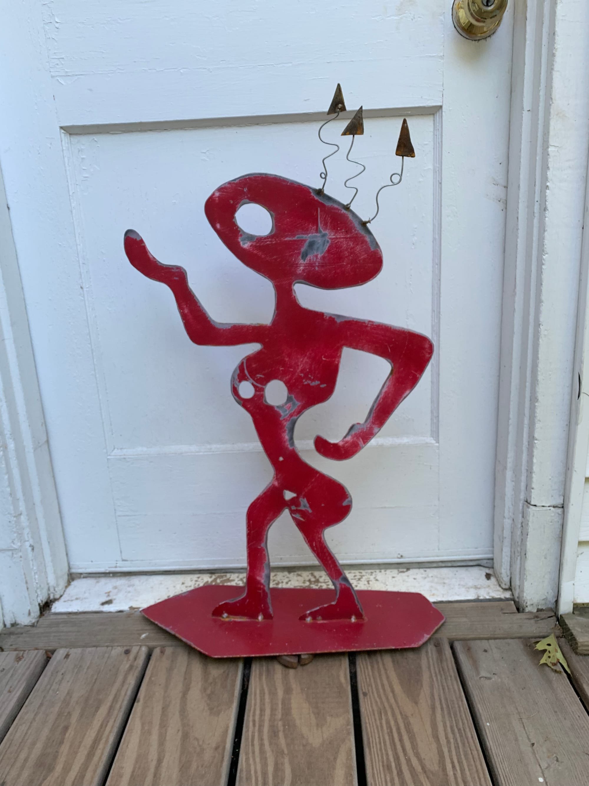 Red Alien- (in private collection)