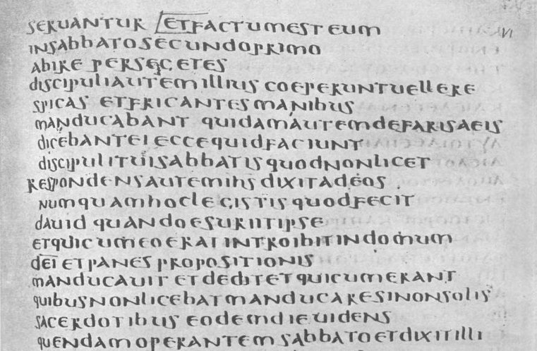 Cherisey and his utilisation of the Codex Bezae